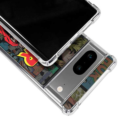 Marvel Classic Comics The Mighty Thor Vintage Google Pixel 8 Clear Case